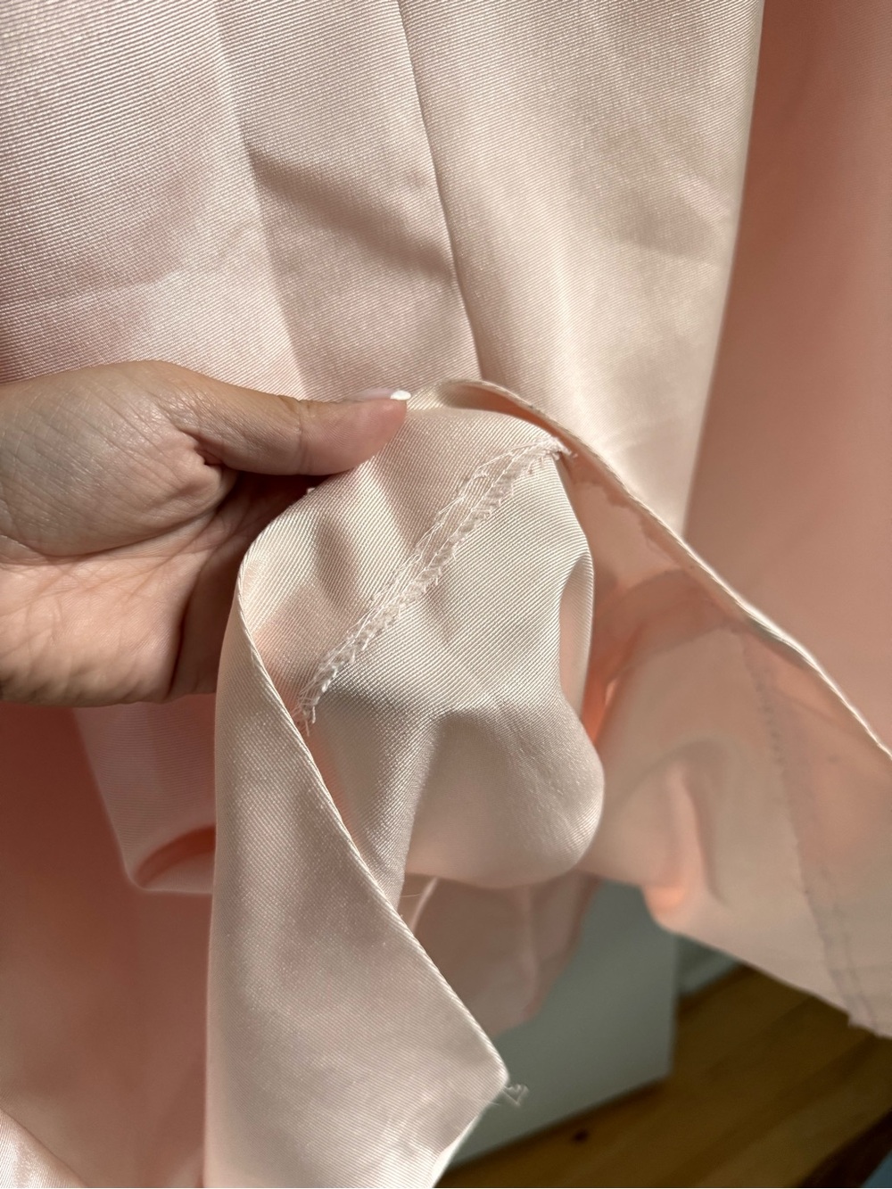 LulaKate Hayes scallop dress in pink peony shantung size 6 - Picture 8 of 8
